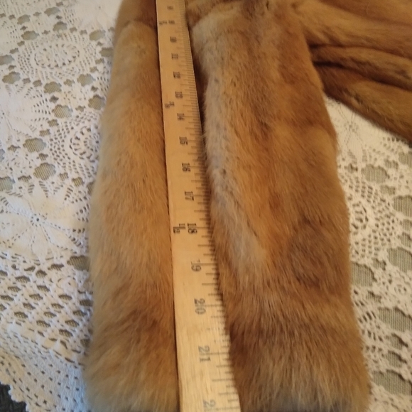 RARE WHISKEY MINK COAT with LYNX COLLAR..NWOT - Picture 10 of 11